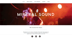 Desktop Screenshot of mineralsound.com